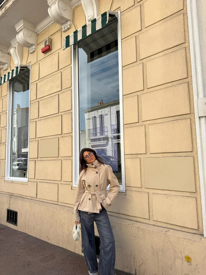 Teresa | Trench Impermeabile con Cintura