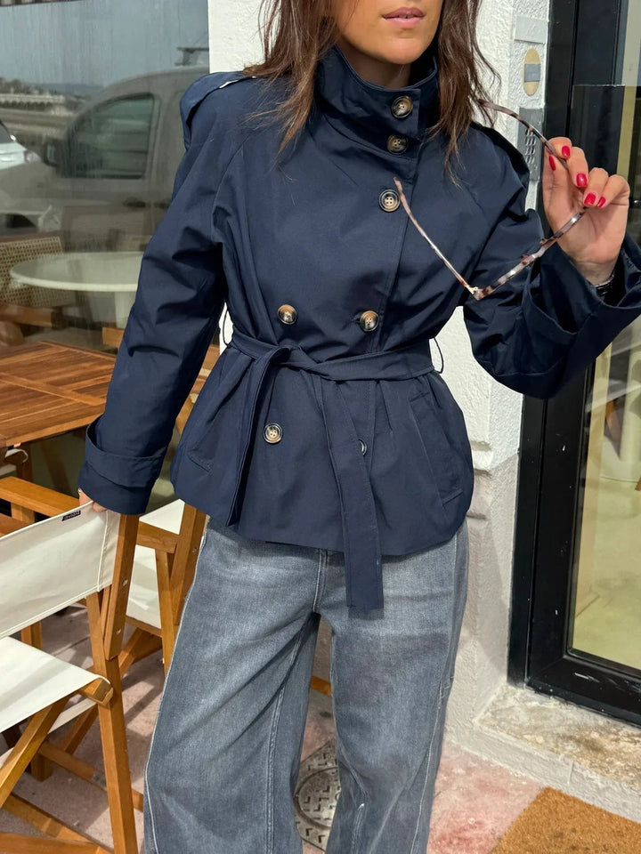 Teresa | Trench Impermeabile con Cintura
