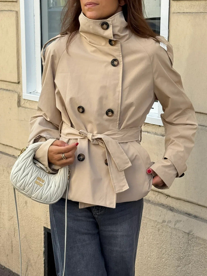 Teresa | Trench Impermeabile con Cintura