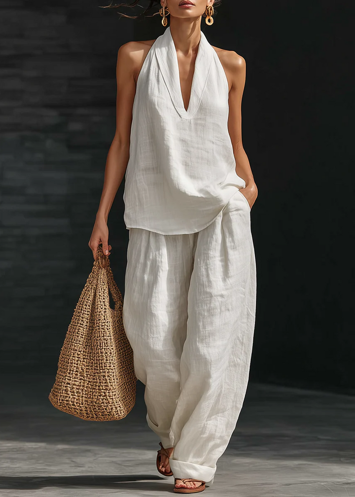 Zoë™ – Top senza maniche e pantaloni larghi