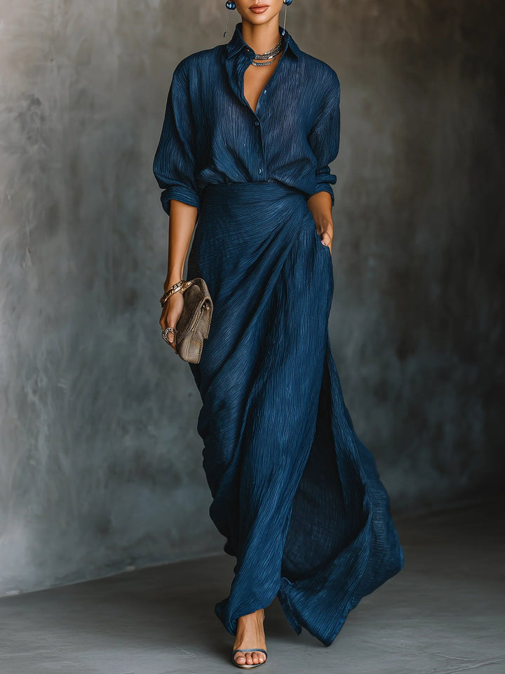 Ottorina | Completo con camicia e gonna lunga