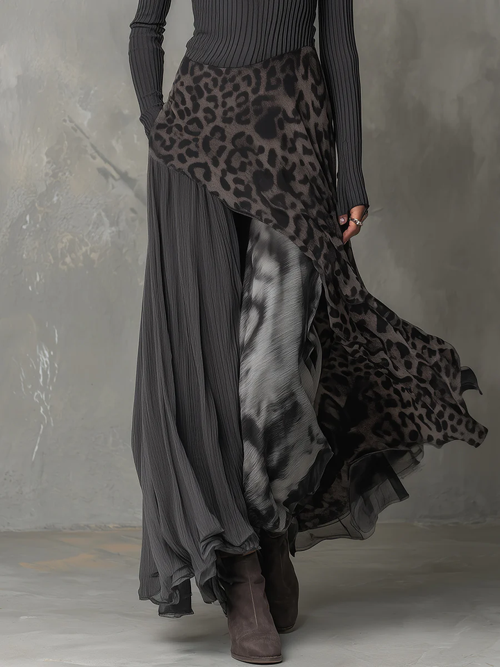 Melissa | Abito Maxi a Righe con Dettagli Moderni