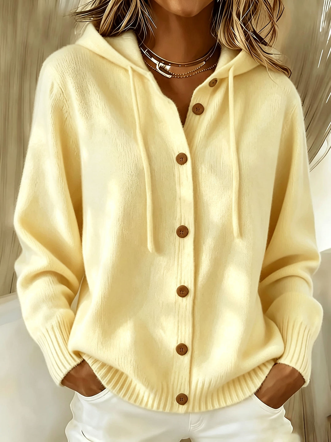 Ernesta | Cardigan con Cappuccio