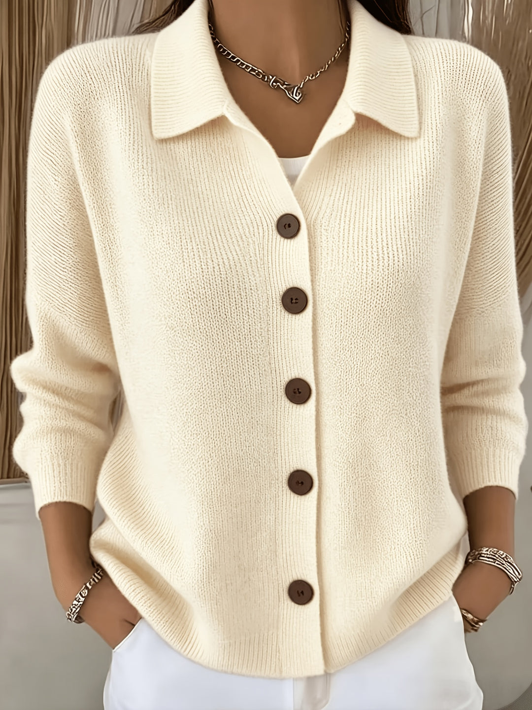 Wilhelmina | Cardigan con Revers