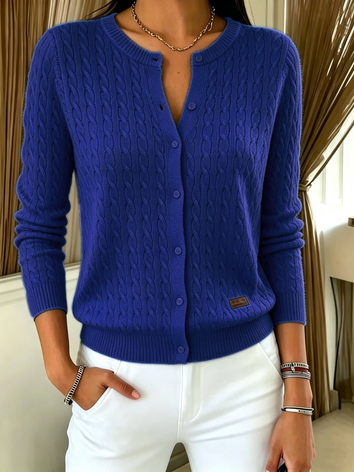 Tilde | Cardigan a trecce con bottone