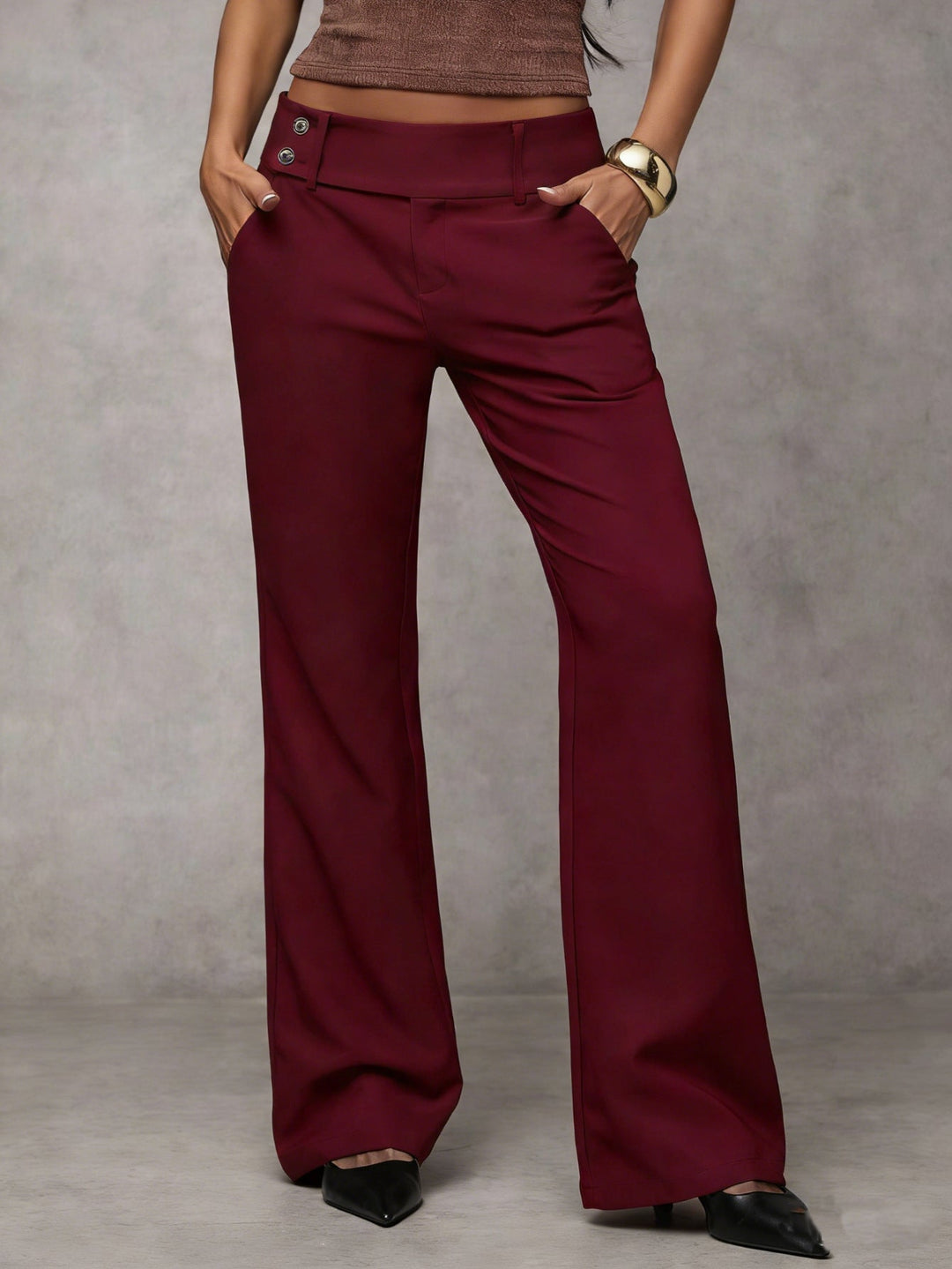 Milena | Pantaloni ampi moderni
