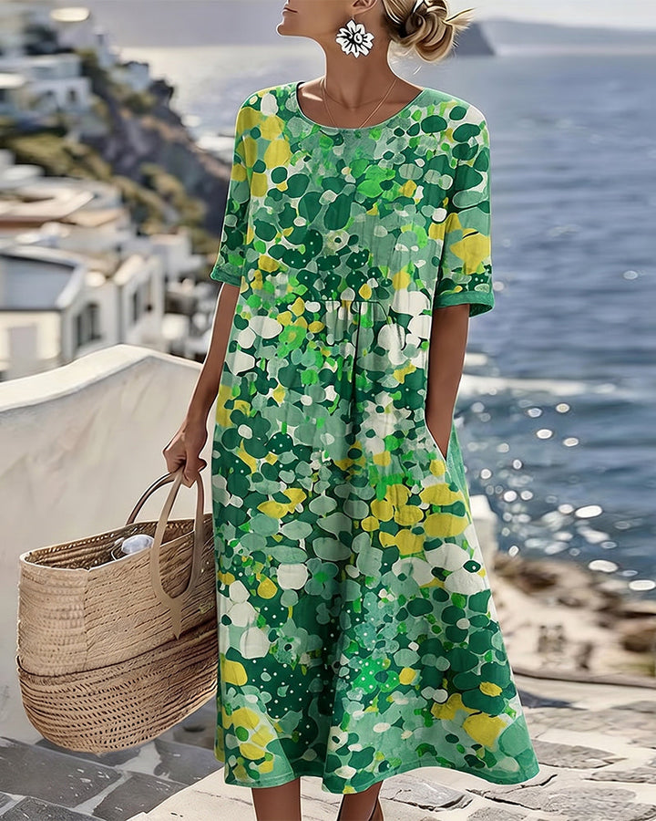 Fioralba | Abito Midi Floreale Elegante