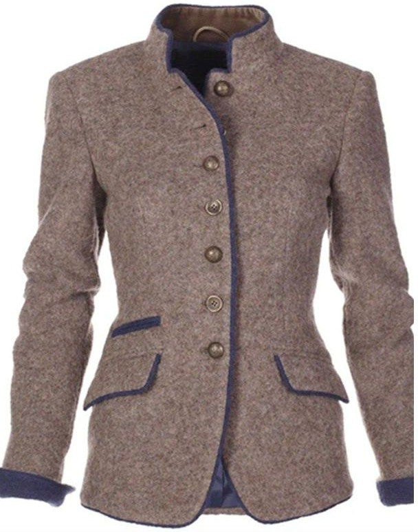 Dalila | Blazer a Maniche Lunghe in Tinta Unita