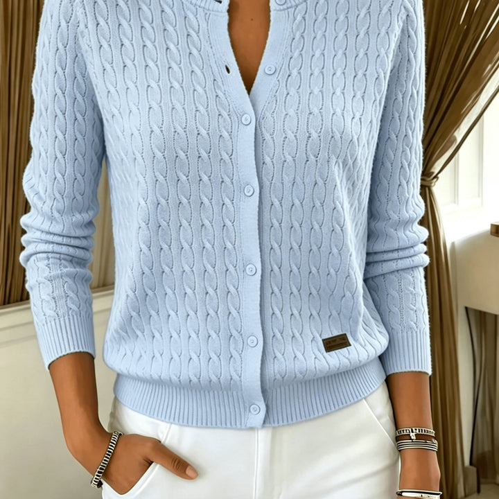 Tilde | Cardigan a trecce con bottone