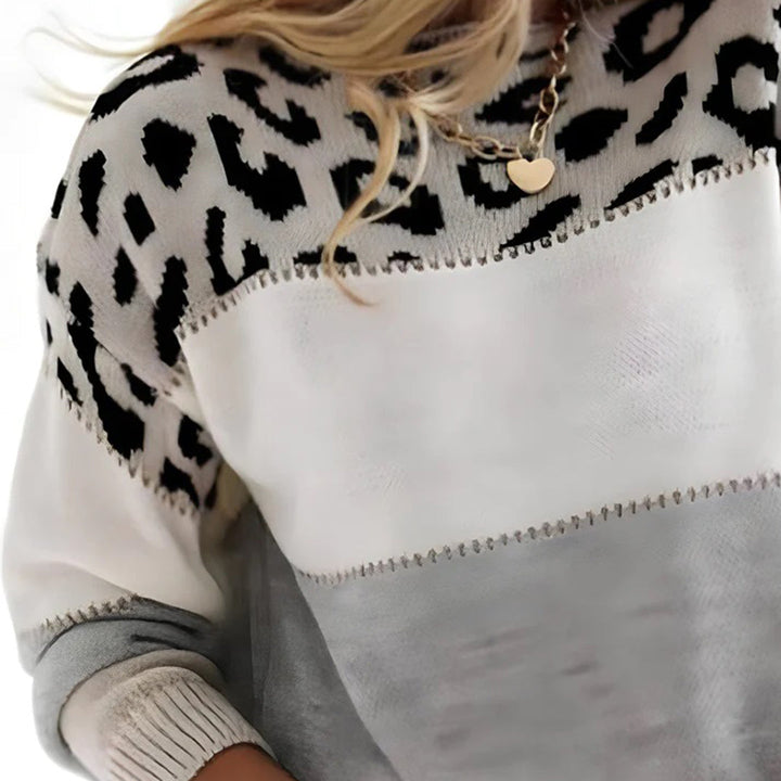 Caterina | Maglione oversize animalier