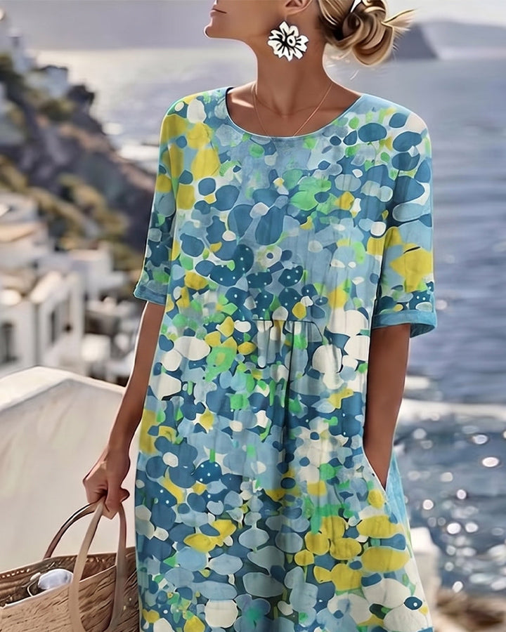 Fioralba | Abito Midi Floreale Elegante