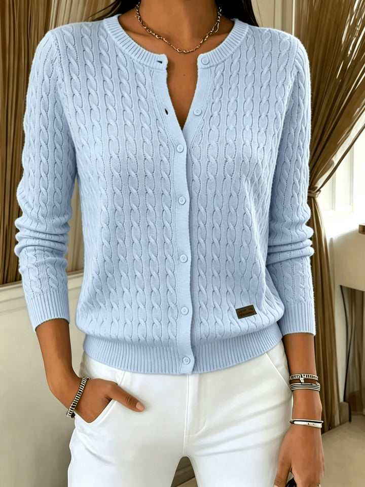 Tilde | Cardigan a trecce con bottone