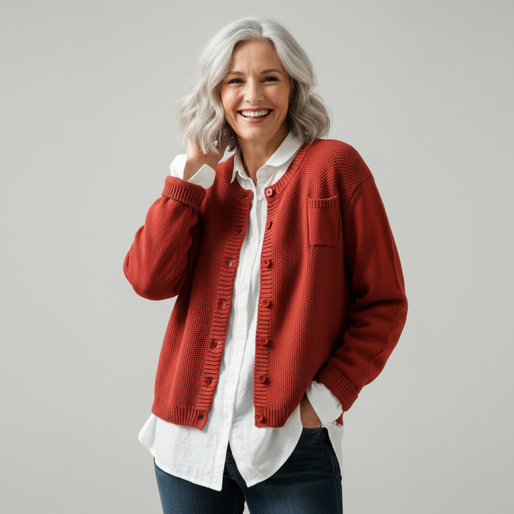 Costanza | Cardigan in Maglia Morbido e Raffinato