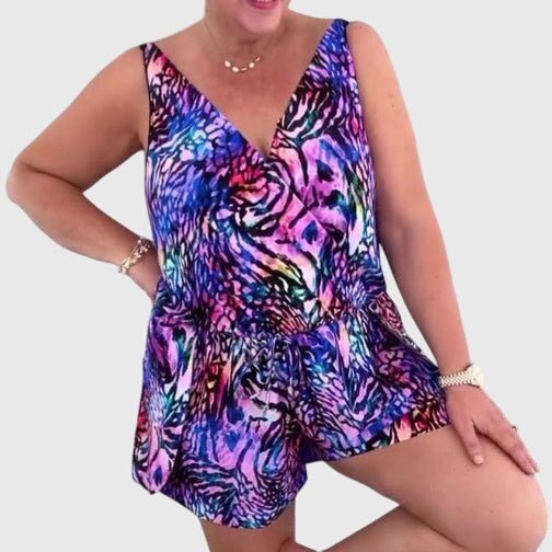 Wanda | Costume Intero Elegante con Scollo a V