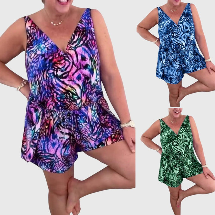 Wanda | Costume Intero Elegante con Scollo a V