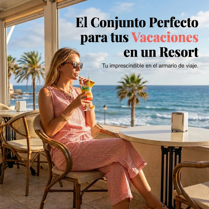 Eufemia | Completo in Cotone a Righe