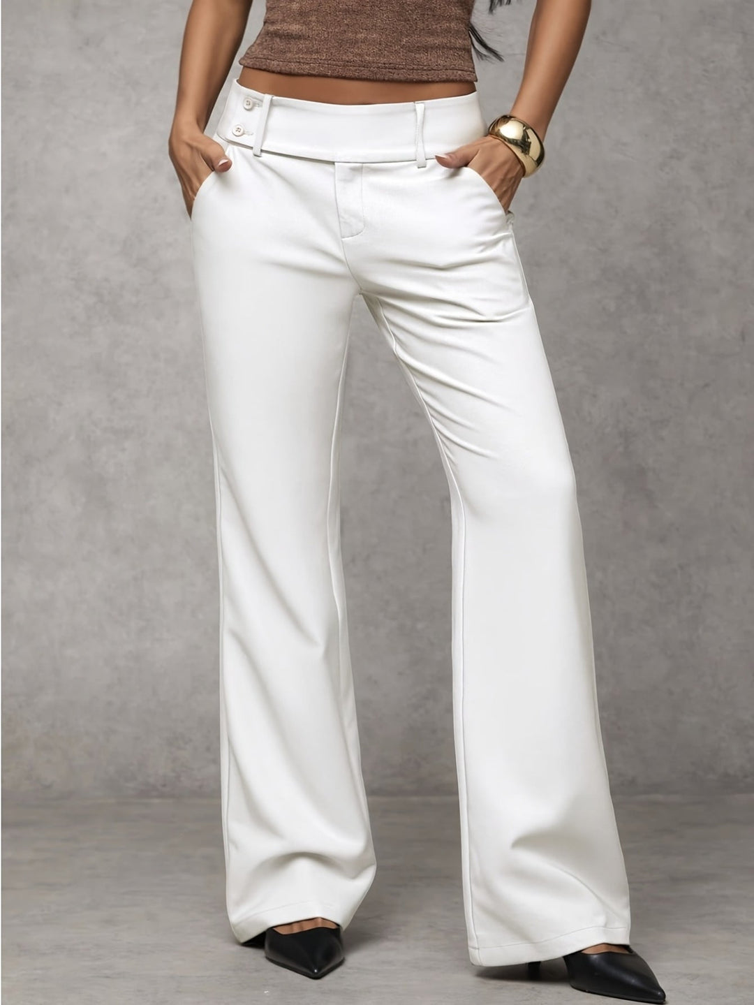 Milena | Pantaloni ampi moderni