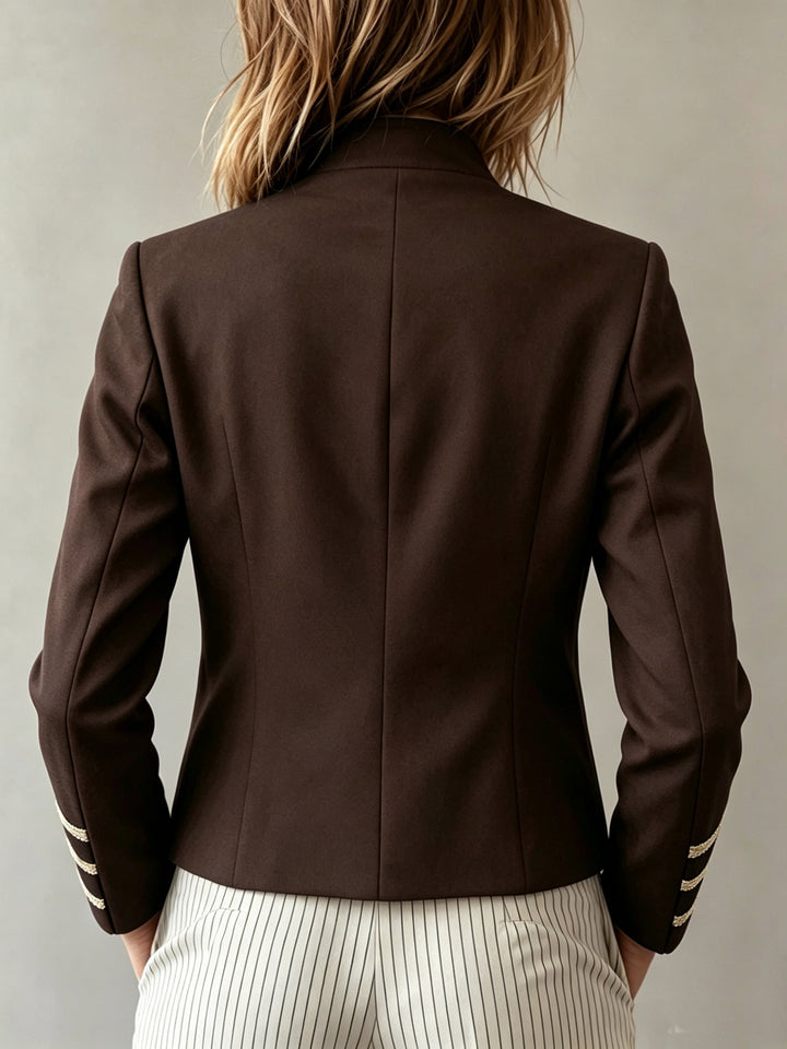 Cecilia | Blazer corto con collo alto