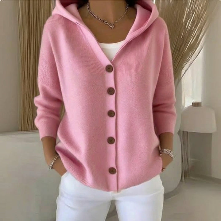 Assia | Cardigan con cappuccio