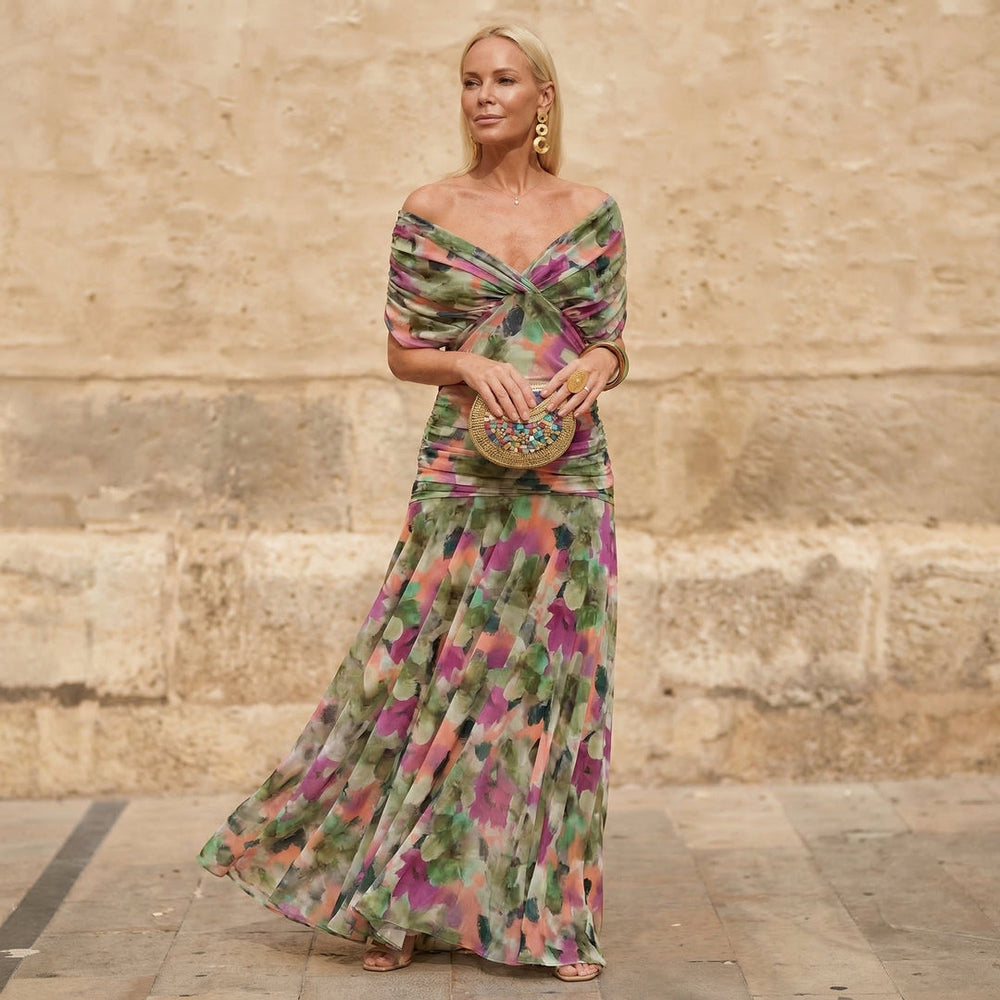 Cristina | Abito Floreale Elegante