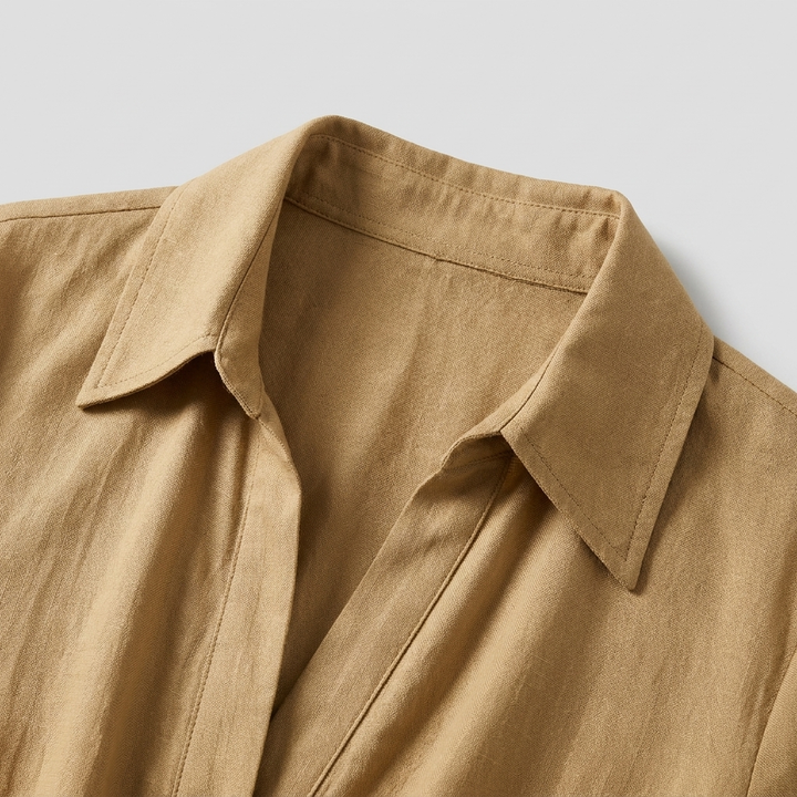 Camilla | Abito Lungo Elegante a Camicia
