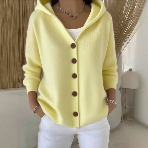 Assia | Cardigan con cappuccio