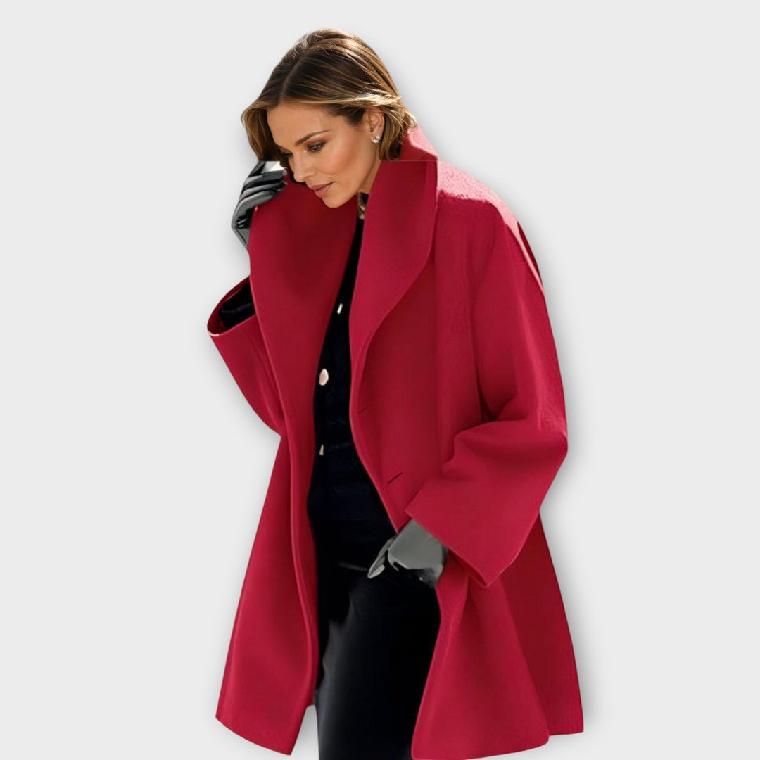 Emma | Cappotto in misto lana antivento
