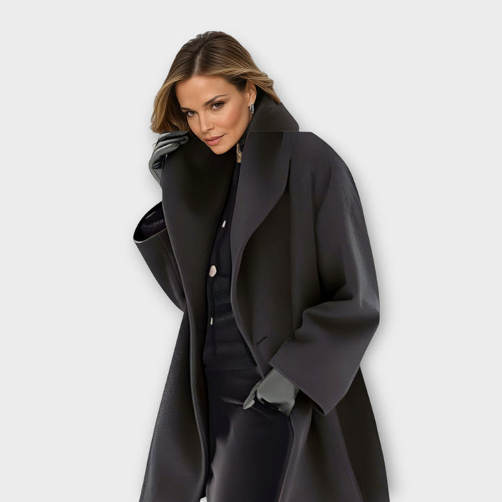 Emma | Cappotto in misto lana antivento