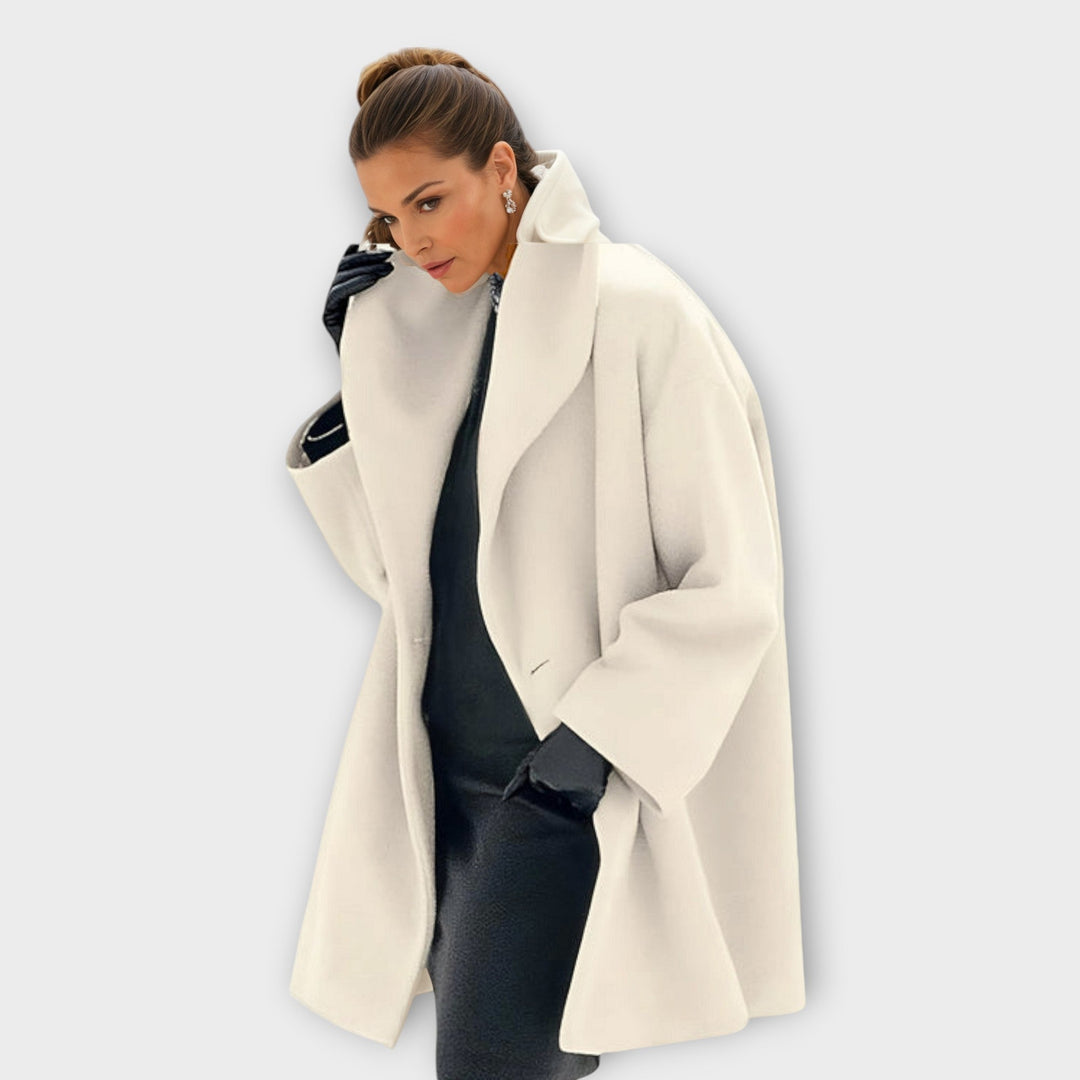 Emma | Cappotto in misto lana antivento