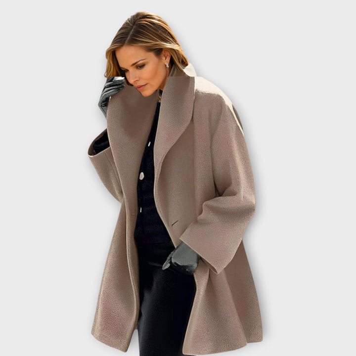 Emma | Cappotto in misto lana antivento