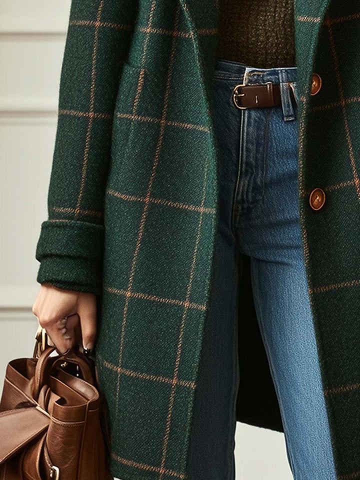 Elena | Cappotto a Quadri