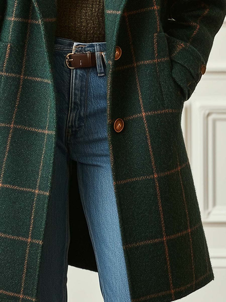Elena | Cappotto a Quadri