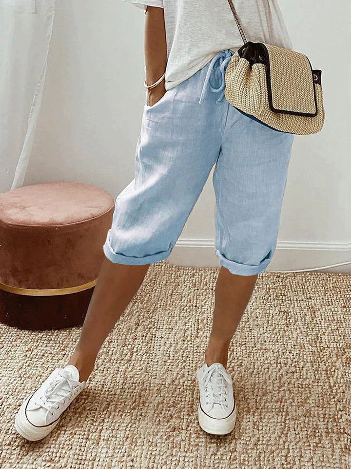 Lunara | Pantaloni Corti in Cotone