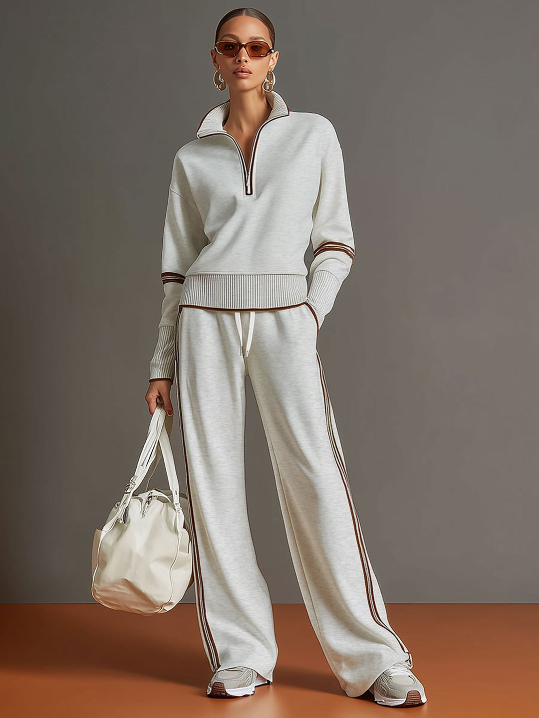 Doriana | Completo con maglia e pantaloni ampi