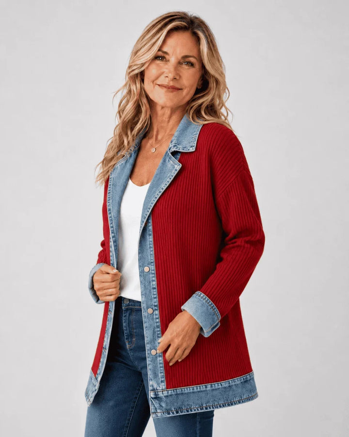 Iona | Giacca di Jeans Rilassata e Raffinata