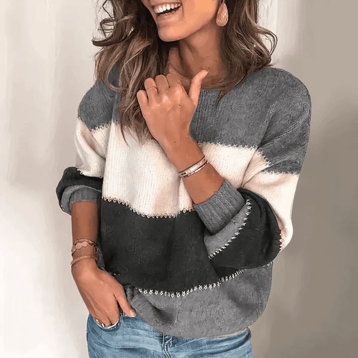 Onorina | Maglione a blocchi di colore