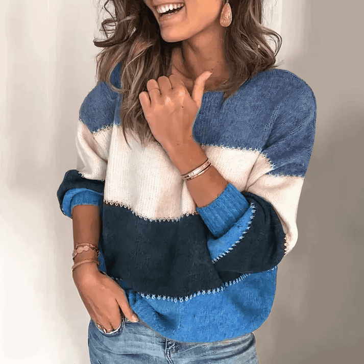 Onorina | Maglione a blocchi di colore