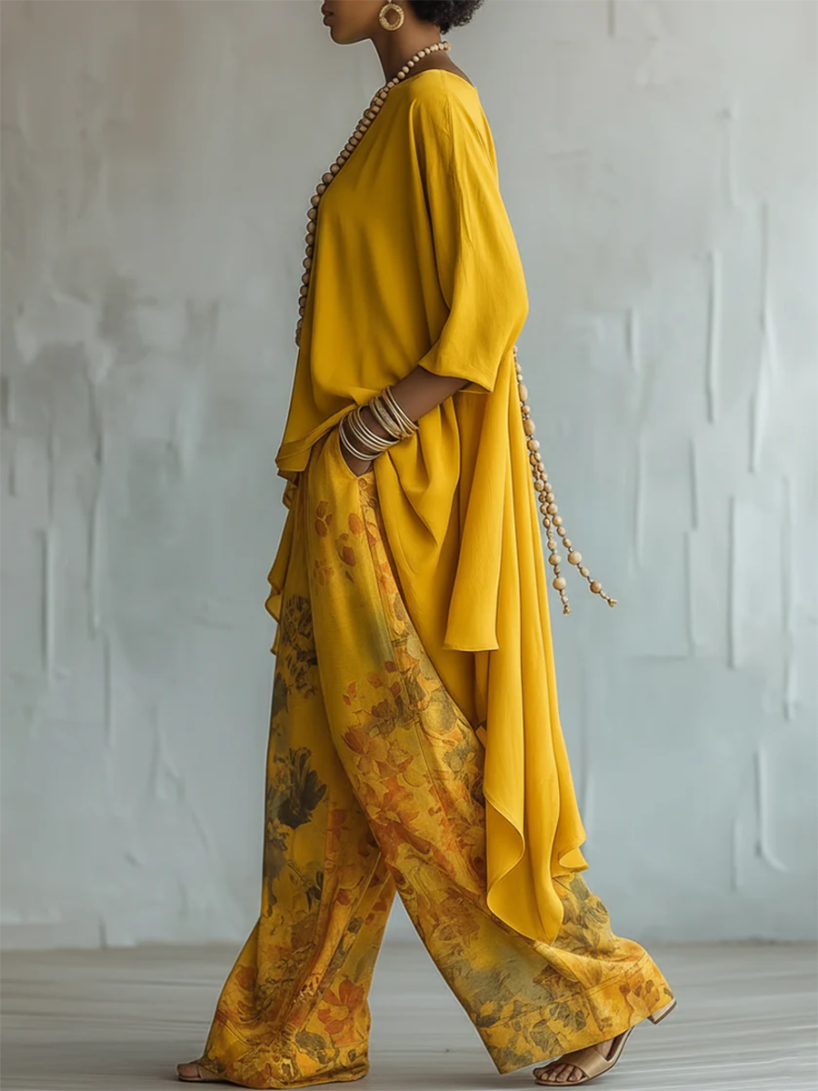 Fiorella - Completo boho dal fascino solare